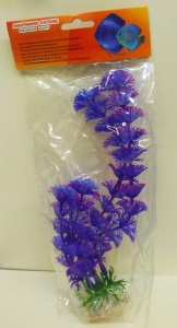 Искусственное растение Амбулия фиолетовая, 20 см