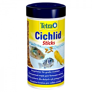 Tetra Cichlid Sticks Основной корм для цихлид и других крупных рыб, палочки 250 мл/75гр