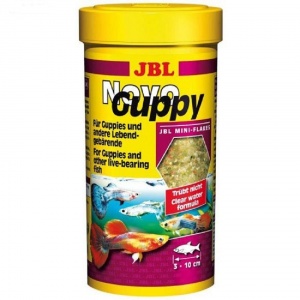 JBL NovoGuppy - Основной корм для гуппи и других живородящих, 100 мл.